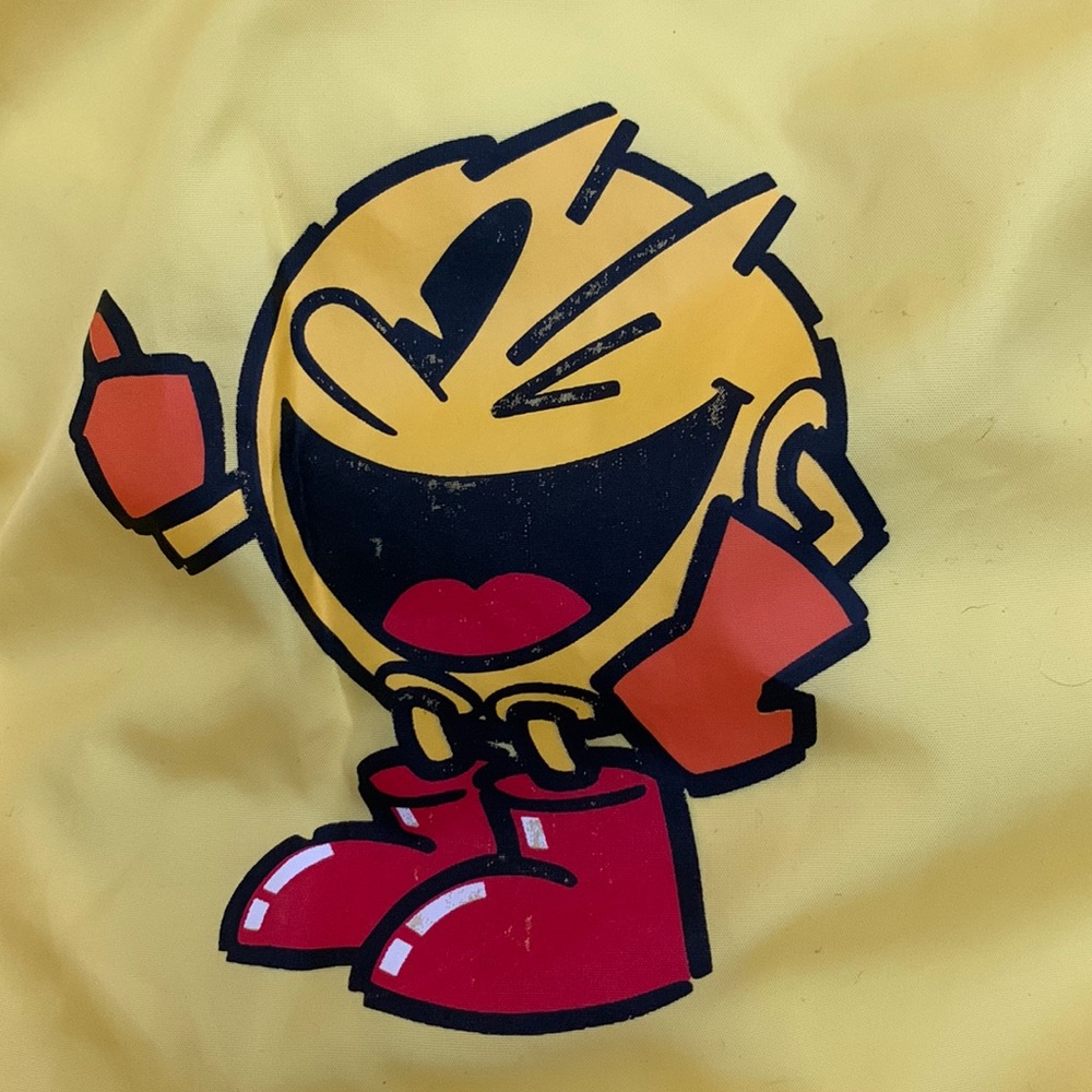 SOLD - Pac-Man windbreaker unisex size large - Picture 2 of 8